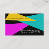 はっきりしたなメーキャップアーティストの名刺 名刺 (裏面)