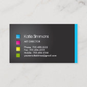 はっきりしたなメーキャップアーティストの名刺 名刺 (裏面)