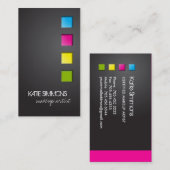 はっきりしたなメーキャップアーティストの名刺 名刺 (正面/裏面)