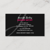 はっきりしたなメーキャップアーティスト 名刺 (裏面)