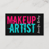 はっきりしたなメーキャップアーティスト 名刺 (正面)
