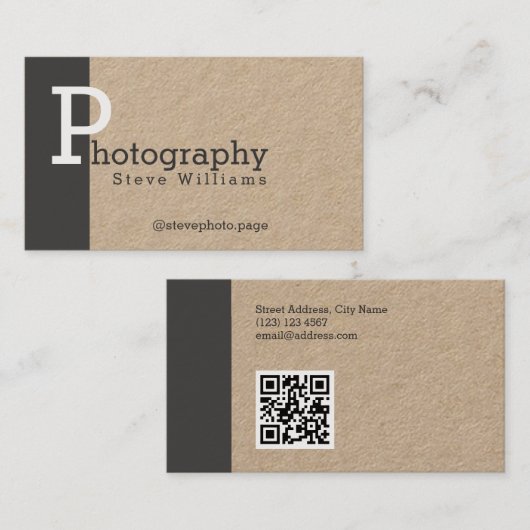 はっきりしたなモダンなスタイルは際立っています 名刺 (正面/裏面)