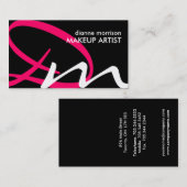 はっきりしたなモノグラムの名刺 名刺 (正面/裏面)