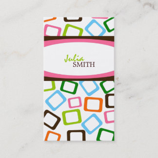 はっきりしたなレトロの名刺 名刺