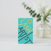 はっきりしたな化粧および鞭の芸術家の名刺 名刺 (スタンド正面)