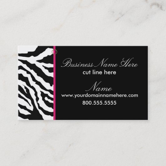 はっきりしたな名刺のテンプレート** 名刺 (正面)