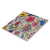 「はっきりしたな庭」のセラミックタイル タイル (側面)