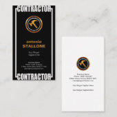 はっきりしたな建築業者の額縁の概要の建築 名刺 (正面/裏面)