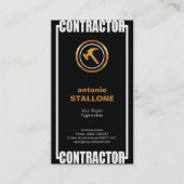 はっきりしたな建築業者の額縁の概要の建築 名刺 (正面)