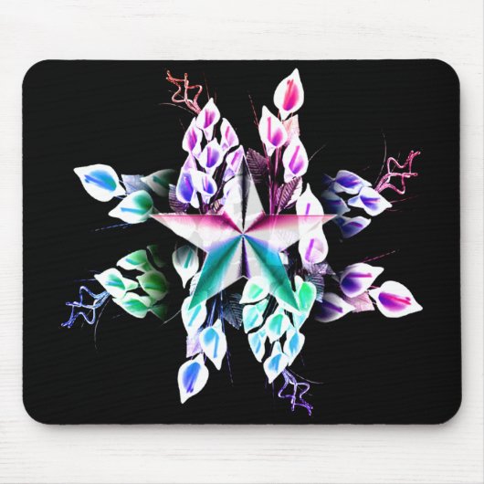 はっきりしたな情熱- (黒) -マウスパッド マウスパッド (正面)