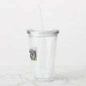 はっきりしたな手紙の"花婿の付添人"のカスタムな結婚披露宴 アクリルタンブラー (左)