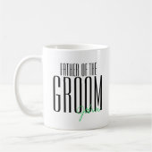 はっきりしたな手紙"新郎の父"の結婚披露宴 コーヒーマグカップ (左)