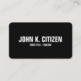 はっきりしたな文字は名刺-黒/白--を円形にしました 名刺