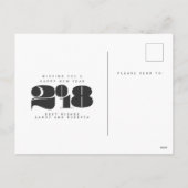 はっきりしたな新年 シーズンポストカード (裏面)