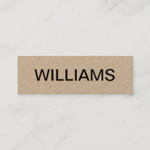 はっきりしたな最小主義のモダンな名刺 スキニー名刺