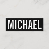 はっきりしたな最小主義の専門のモダンな名刺 スキニー名刺 (正面)