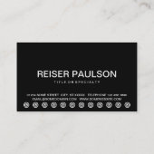 はっきりしたな本の顧客のロイヤリティカード ロイヤリティカード (裏面)