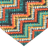 はっきりしたな民族の天然種族パターン ショートテーブルランナー (コーナー)