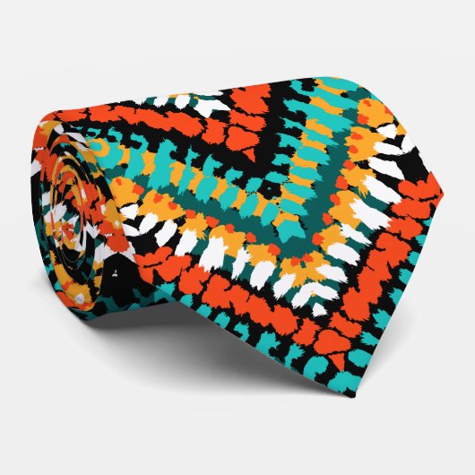 はっきりしたな民族の天然種族パターン ネクタイ (ロール)