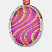 はっきりしたな渦巻 メタルオーナメント (左)