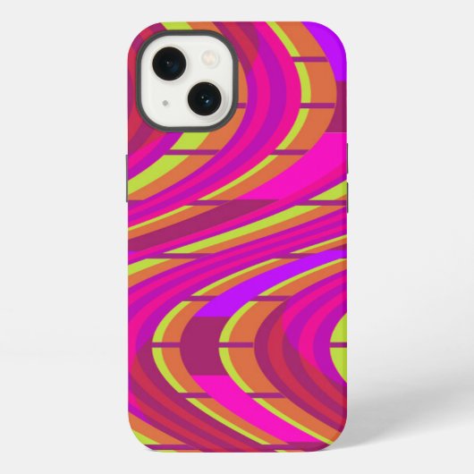 はっきりしたな渦巻 iPhoneケース (裏面)