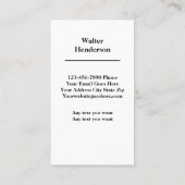 はっきりしたな犬の調教師の名刺 名刺 (裏面)