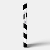 はっきりしたな白黒シェブロン Case-Mate iPhoneケース (裏面 / 左)