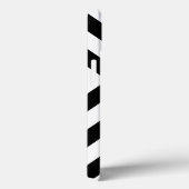 はっきりしたな白黒シェブロン Case-Mate iPhoneケース (裏面 / 右)