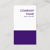 はっきりしたな紫色 名刺 (裏面)