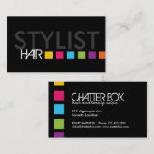 はっきりしたな美容師の名刺 名刺 (正面/裏面)