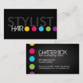 はっきりしたな美容師の名刺 名刺 (正面/裏面)