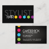 はっきりしたな美容師の名刺 名刺 (正面/裏面)