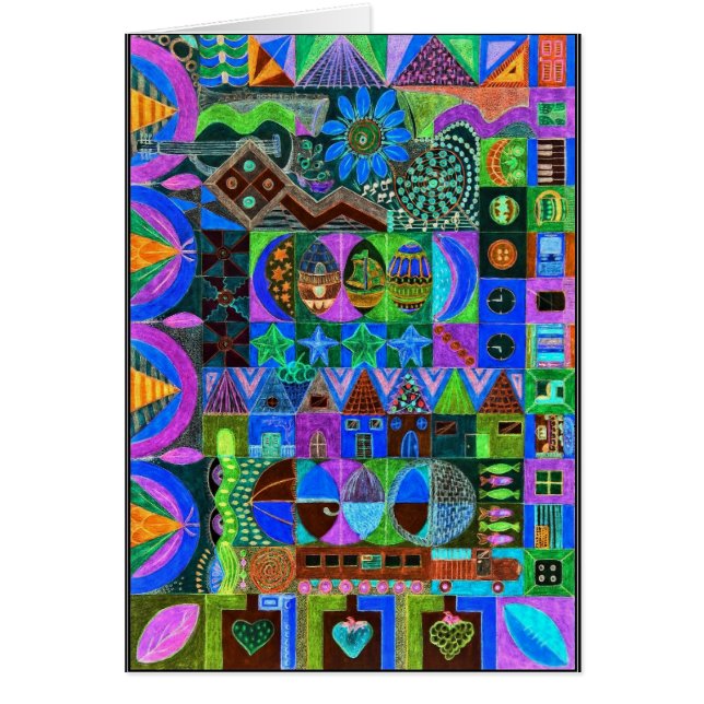 はっきりしたな色の形 (正面)