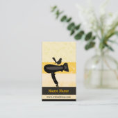 はっきりしたな花いっぱいのマネシツグミのヘアードライヤーのサロンのスタイリスト 予約カード (スタンド正面)