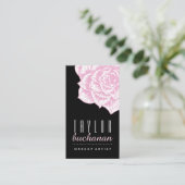 はっきりしたな花の名刺のテンプレート 名刺 (スタンド正面)