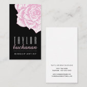 はっきりしたな花の名刺のテンプレート 名刺 (正面/裏面)