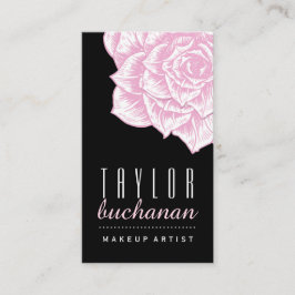 はっきりしたな花の名刺のテンプレート 名刺