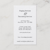 はっきりしたな花の名刺 名刺 (裏面)