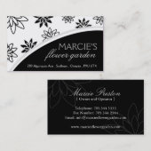 はっきりしたな花の名刺 名刺 (正面/裏面)