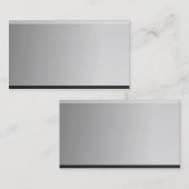 はっきりしたな金属の一見の背景の名刺 名刺 (正面/裏面)