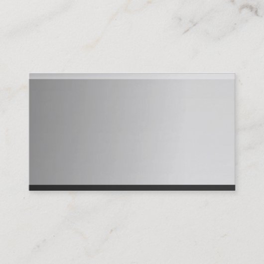 はっきりしたな金属の一見の背景の名刺 名刺 (正面)