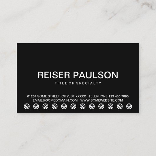 はっきりしたな鍵の顧客のロイヤリティカード ロイヤリティカード (裏面)