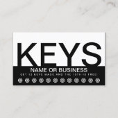 はっきりしたな鍵の顧客のロイヤリティカード ロイヤリティカード (正面)