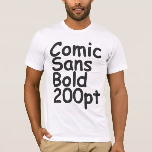 はっきりしたな200のpt sans漫画 tシャツ