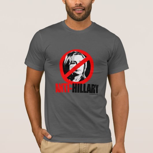 はっきりしたなANTI-HILLARY Tシャツ (正面)