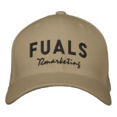 はっきりしたなFlexfitのあなたのカスタムによって刺繍される基本的なウール 刺繍入りキャップ (正面)