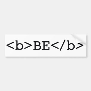 はっきりしたなhtmlのバンパーステッカーがあって下さい バンパーステッカー