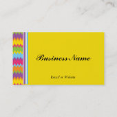 はっきりしたなRic Racの名刺 名刺 (裏面)