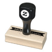 はっきりしたのシ結婚ック差出人住所ゴムスタンプ ラバースタンプ (スタンプ)