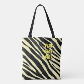 はっきりしたアニマルプリント作業遊とおもしろい色 トートバッグ (裏面)